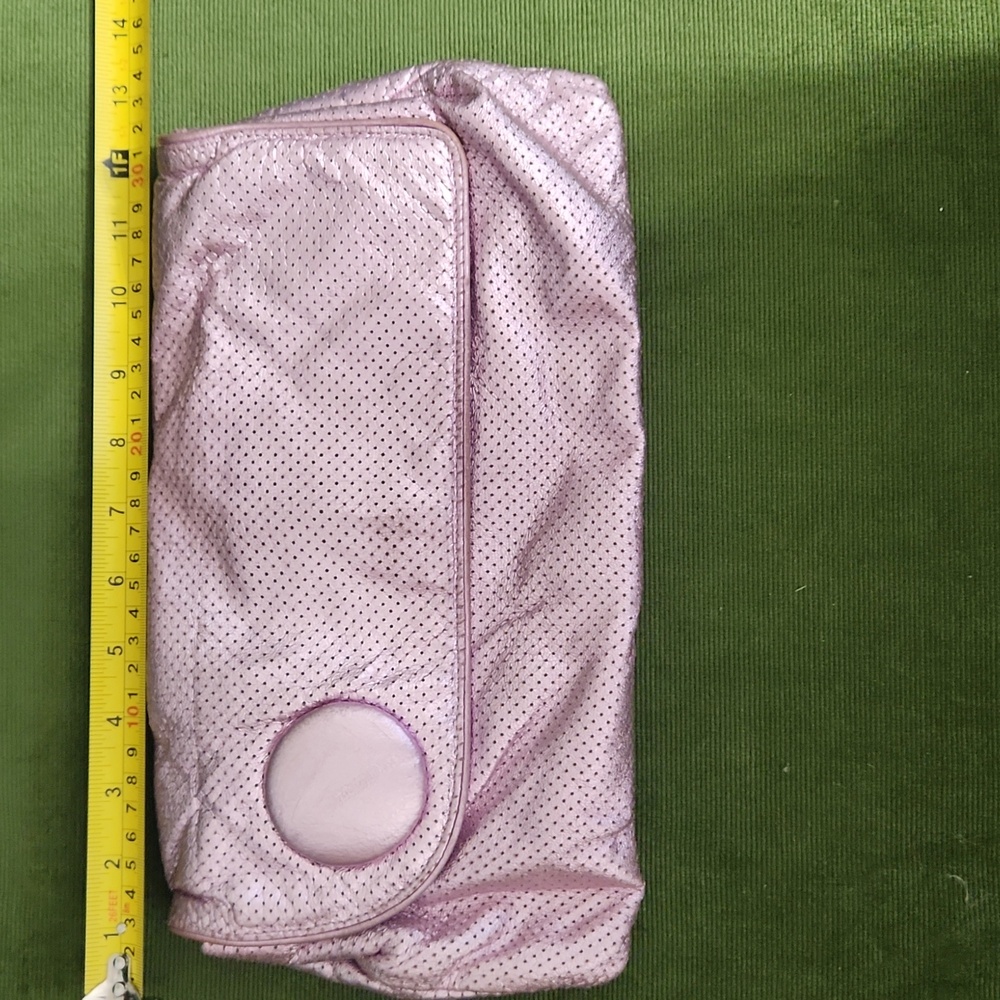 Goldenbleu Metalic Pink Clutch Bag